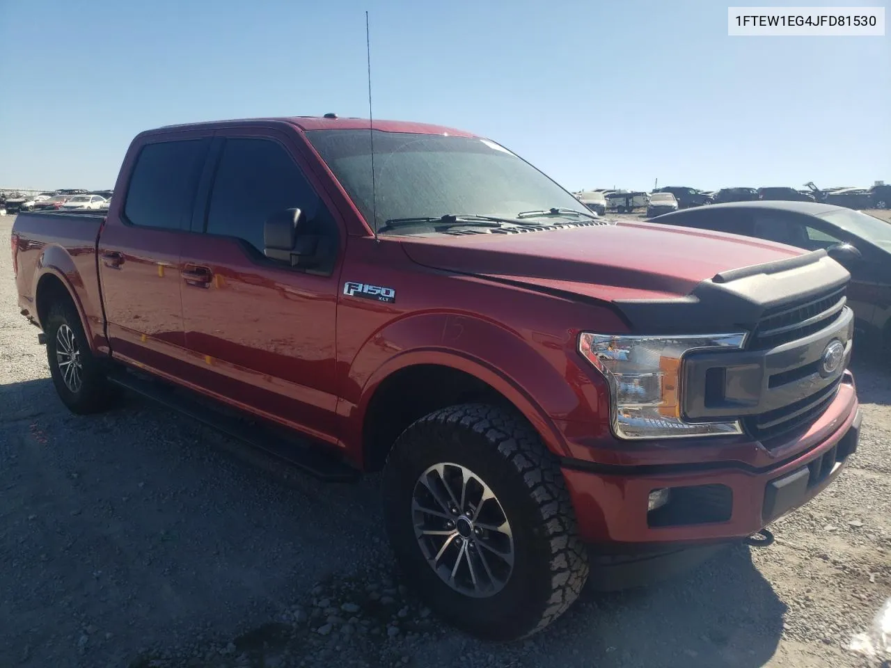 2018 Ford F150 Supercrew VIN: 1FTEW1EG4JFD81530 Lot: 74031684