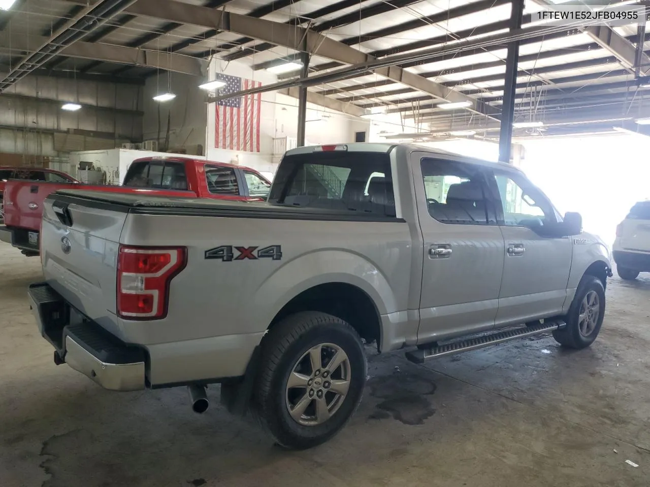 2018 Ford F150 Supercrew VIN: 1FTEW1E52JFB04955 Lot: 74036564