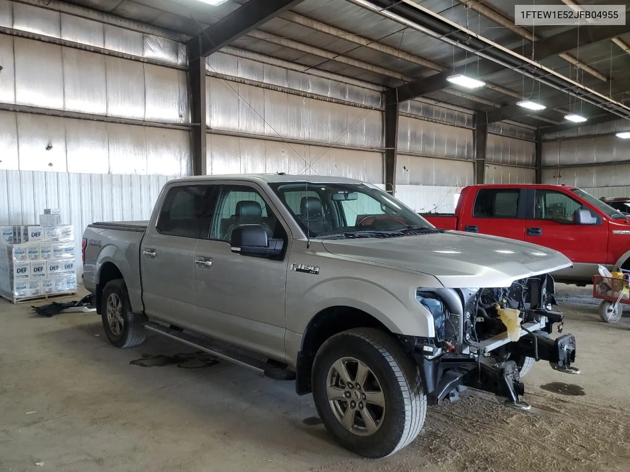 2018 Ford F150 Supercrew VIN: 1FTEW1E52JFB04955 Lot: 74036564