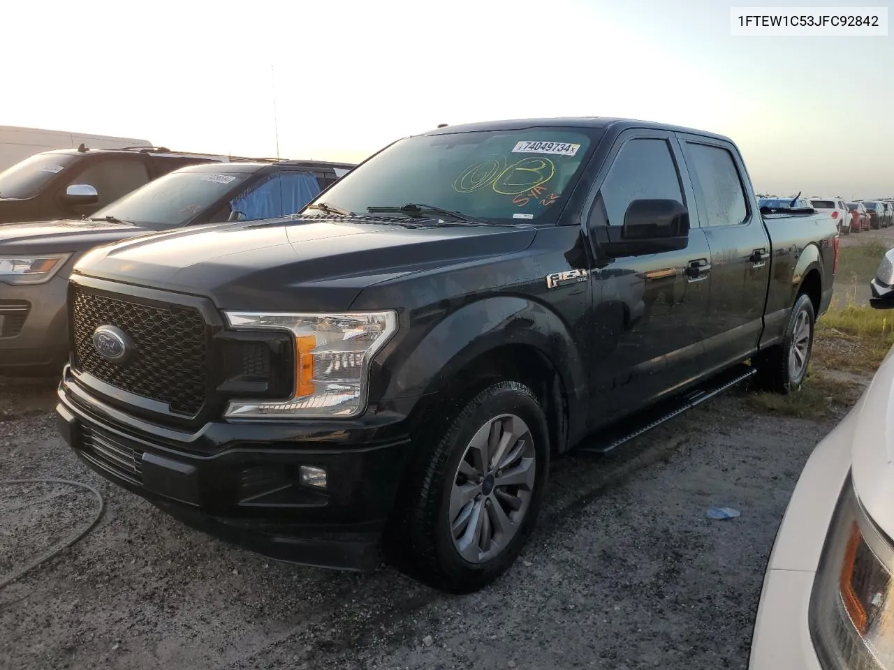 2018 Ford F150 Supercrew VIN: 1FTEW1C53JFC92842 Lot: 74049734