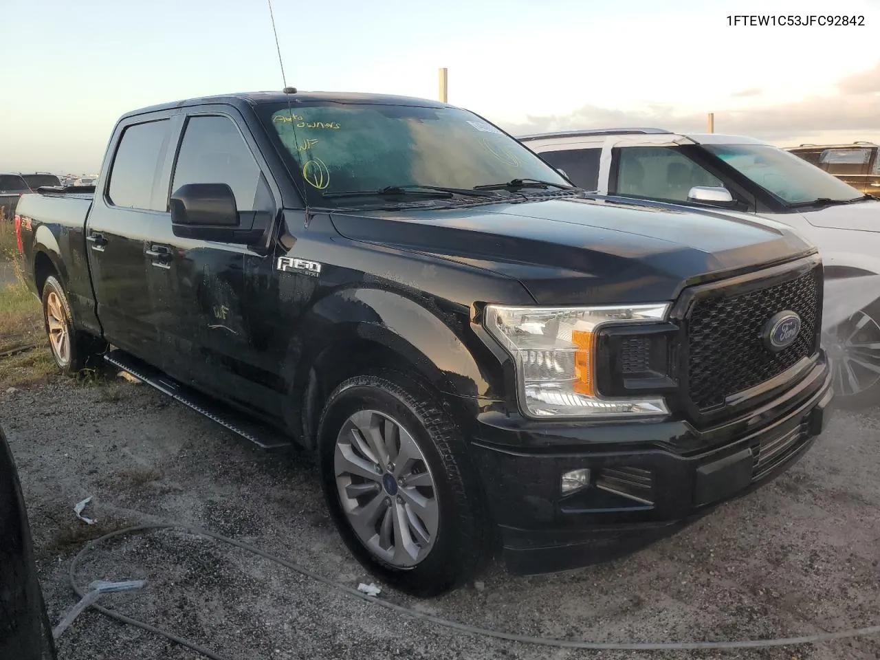 2018 Ford F150 Supercrew VIN: 1FTEW1C53JFC92842 Lot: 74049734