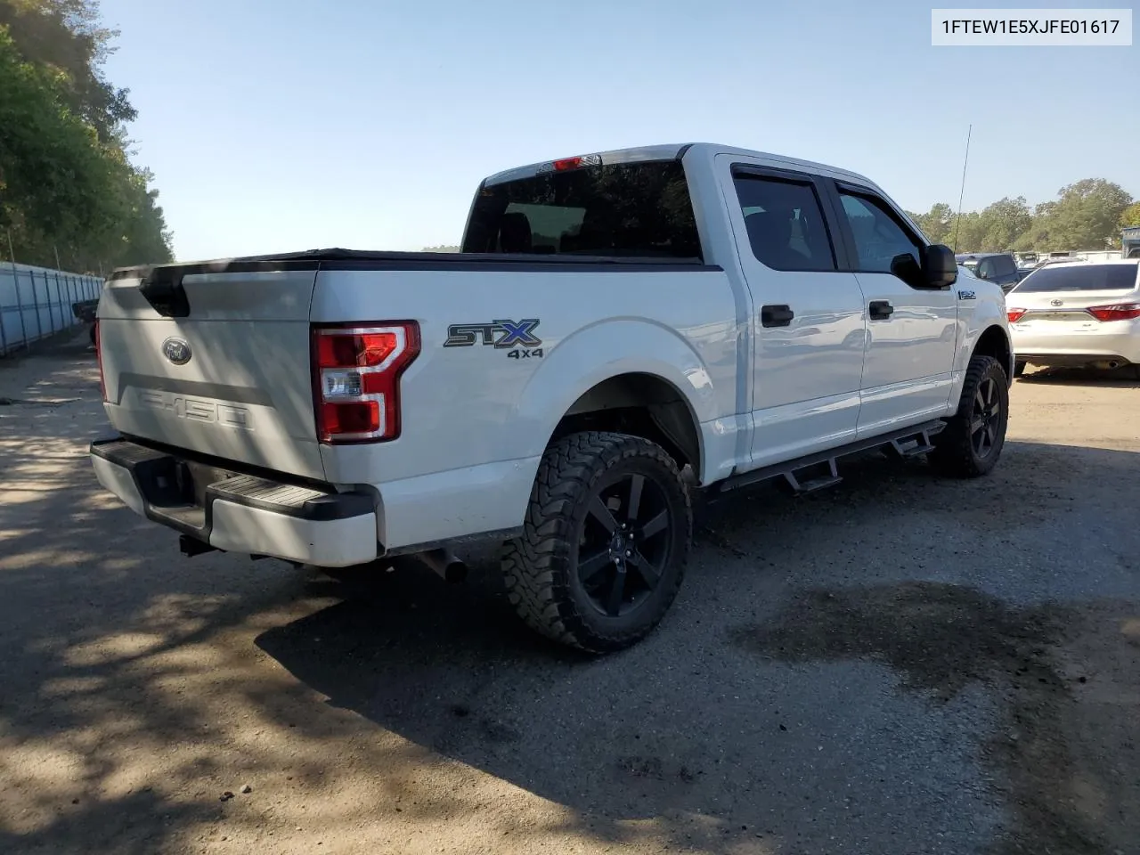 2018 Ford F150 Supercrew VIN: 1FTEW1E5XJFE01617 Lot: 74059004