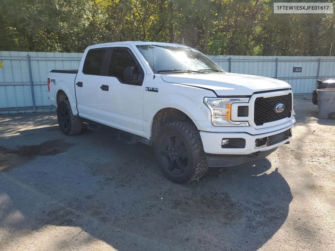 2018 Ford F150 Supercrew VIN: 1FTEW1E5XJFE01617 Lot: 74059004