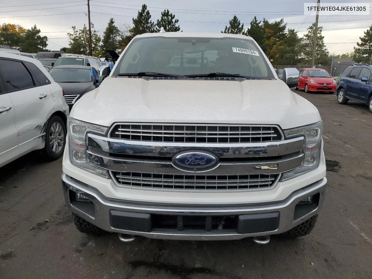 2018 Ford F150 Supercrew VIN: 1FTEW1EG4JKE61305 Lot: 74099704