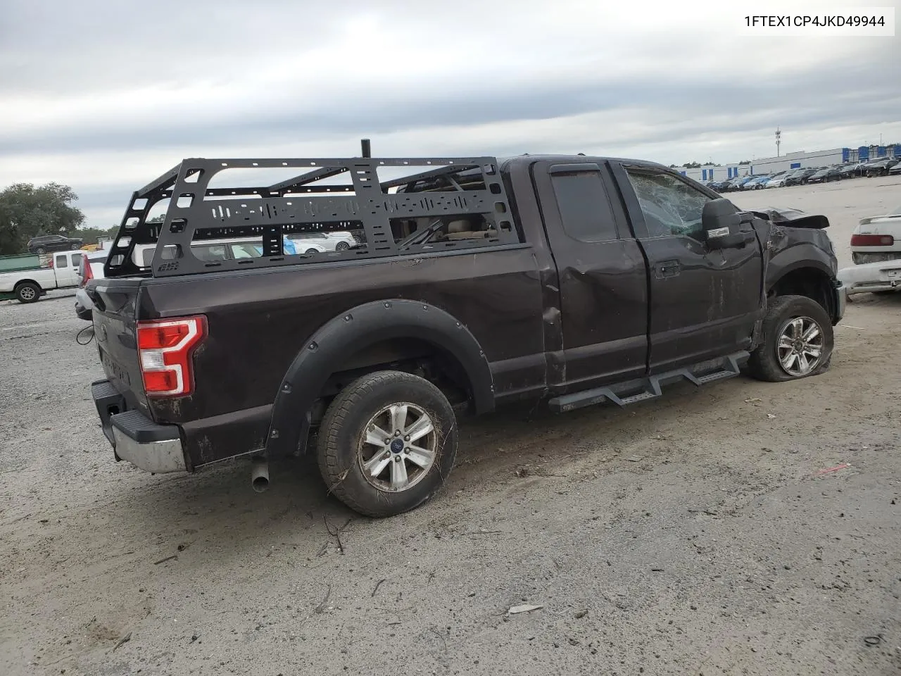 2018 Ford F150 Super Cab VIN: 1FTEX1CP4JKD49944 Lot: 74186824