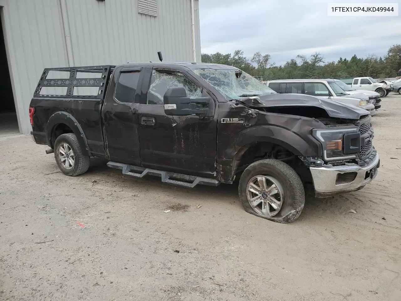 2018 Ford F150 Super Cab VIN: 1FTEX1CP4JKD49944 Lot: 74186824