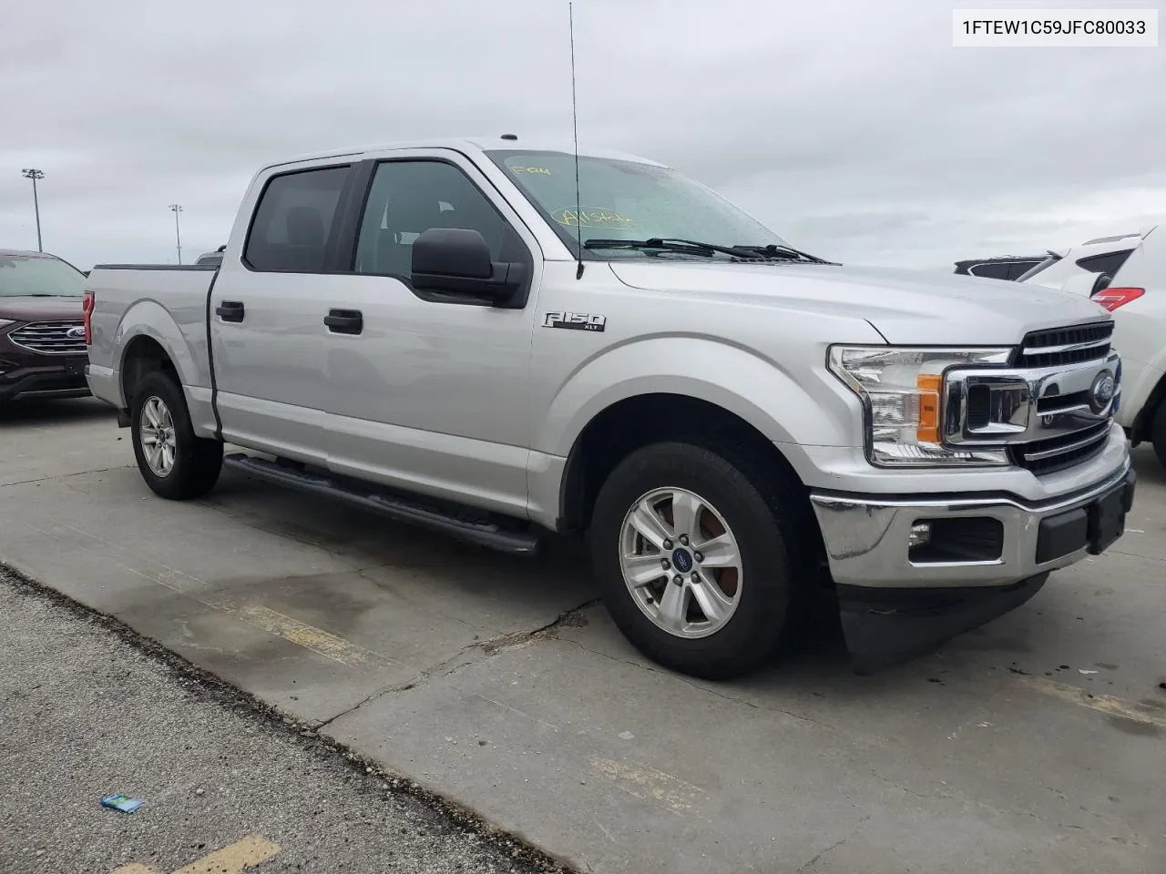 2018 Ford F150 Supercrew VIN: 1FTEW1C59JFC80033 Lot: 74258814