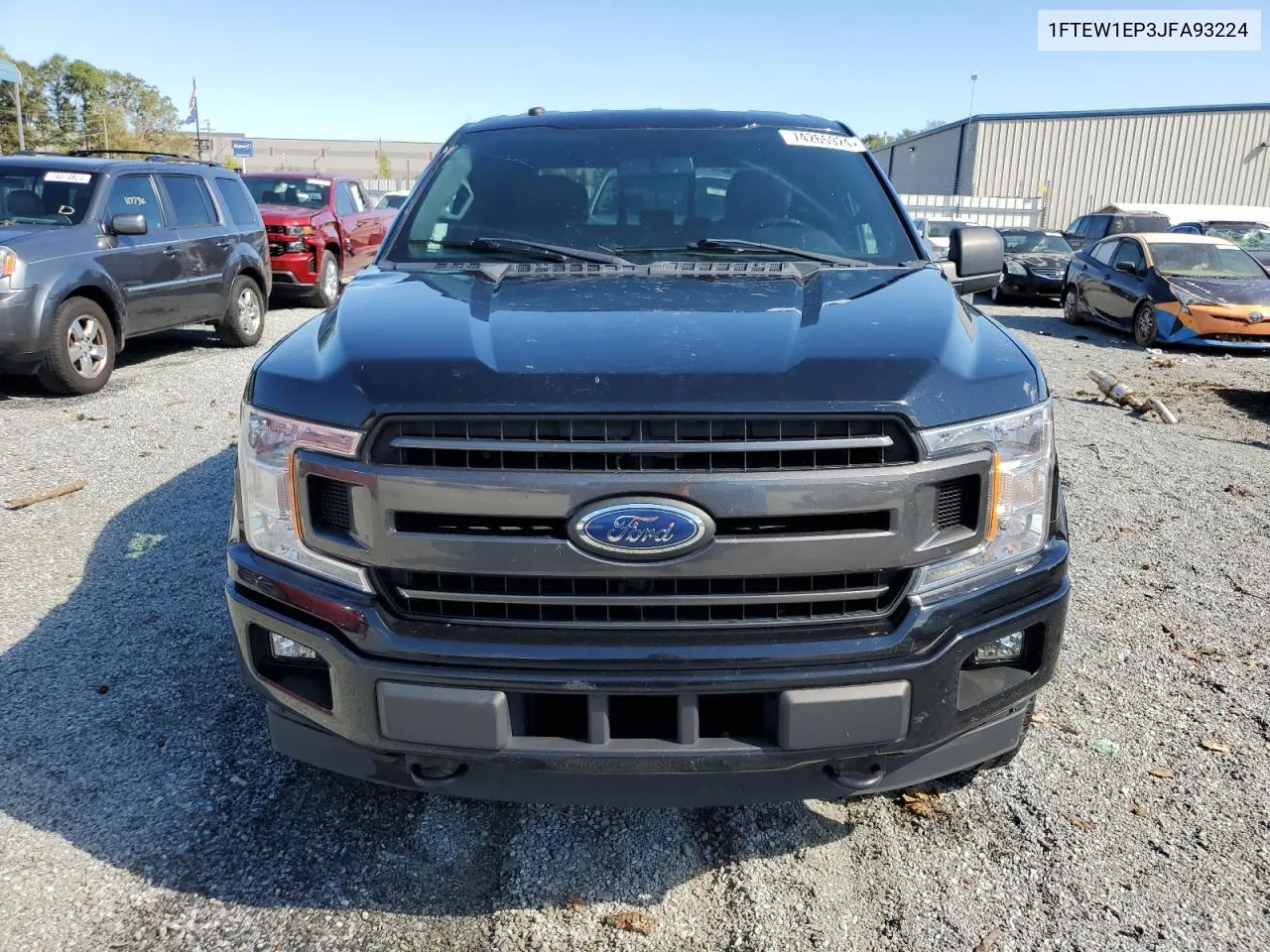 2018 Ford F150 Supercrew VIN: 1FTEW1EP3JFA93224 Lot: 74265924