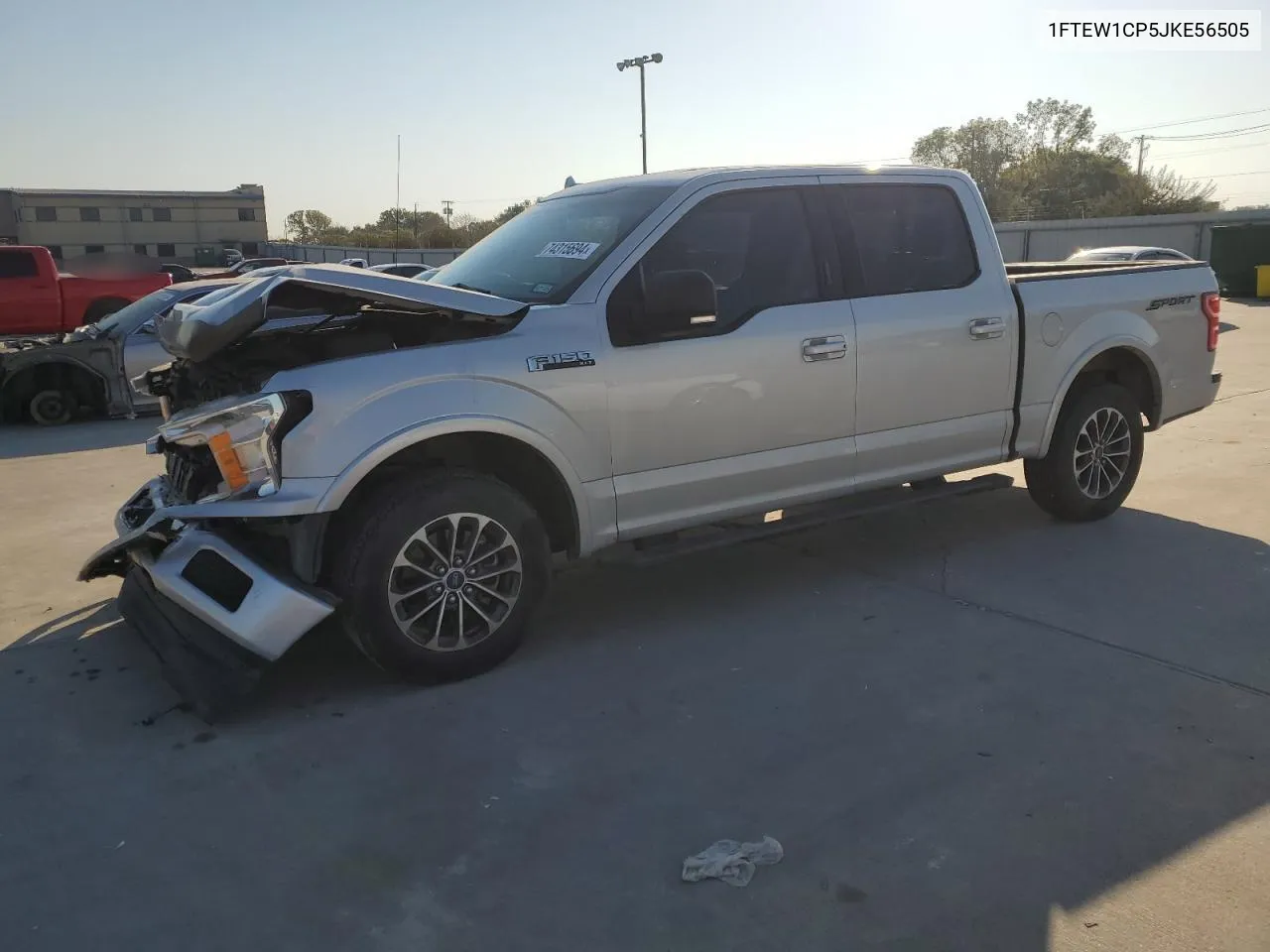 2018 Ford F150 Supercrew VIN: 1FTEW1CP5JKE56505 Lot: 74315694