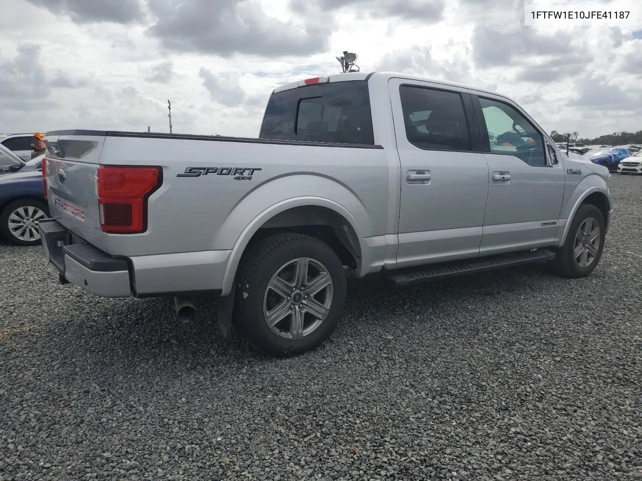 2018 Ford F150 Supercrew VIN: 1FTFW1E10JFE41187 Lot: 74329844