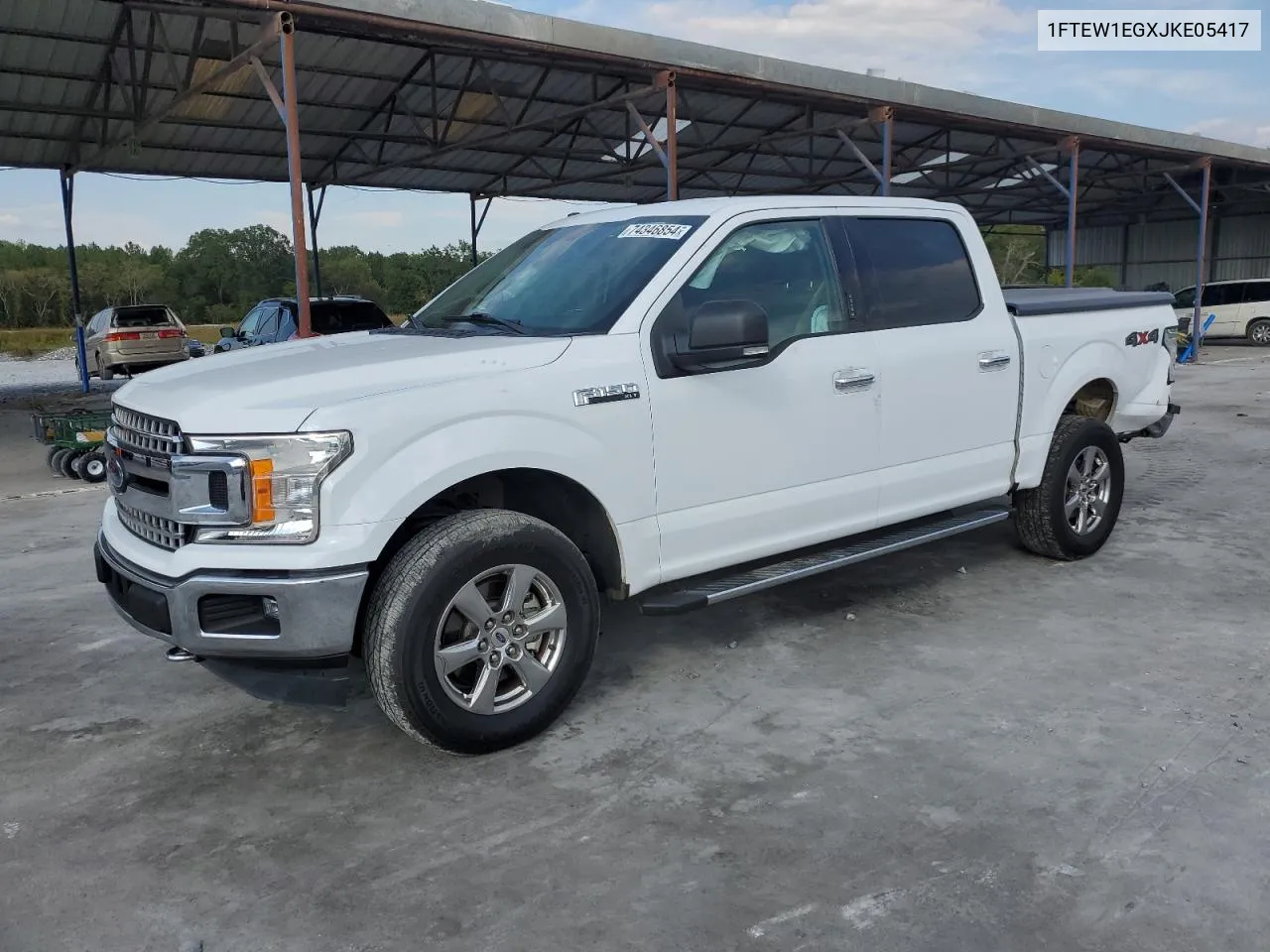 2018 Ford F150 Supercrew VIN: 1FTEW1EGXJKE05417 Lot: 74346854