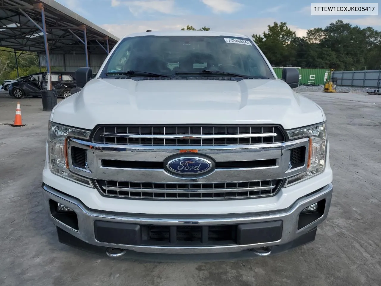 2018 Ford F150 Supercrew VIN: 1FTEW1EGXJKE05417 Lot: 74346854