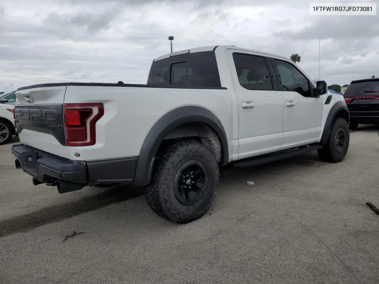 2018 Ford F150 Raptor VIN: 1FTFW1RG7JFD73081 Lot: 74363834