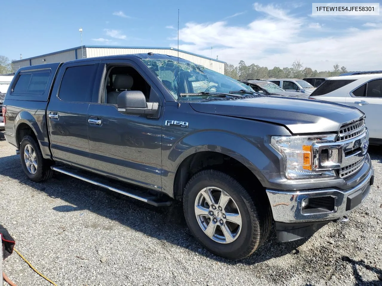 2018 Ford F150 Supercrew VIN: 1FTEW1E54JFE58301 Lot: 74448824