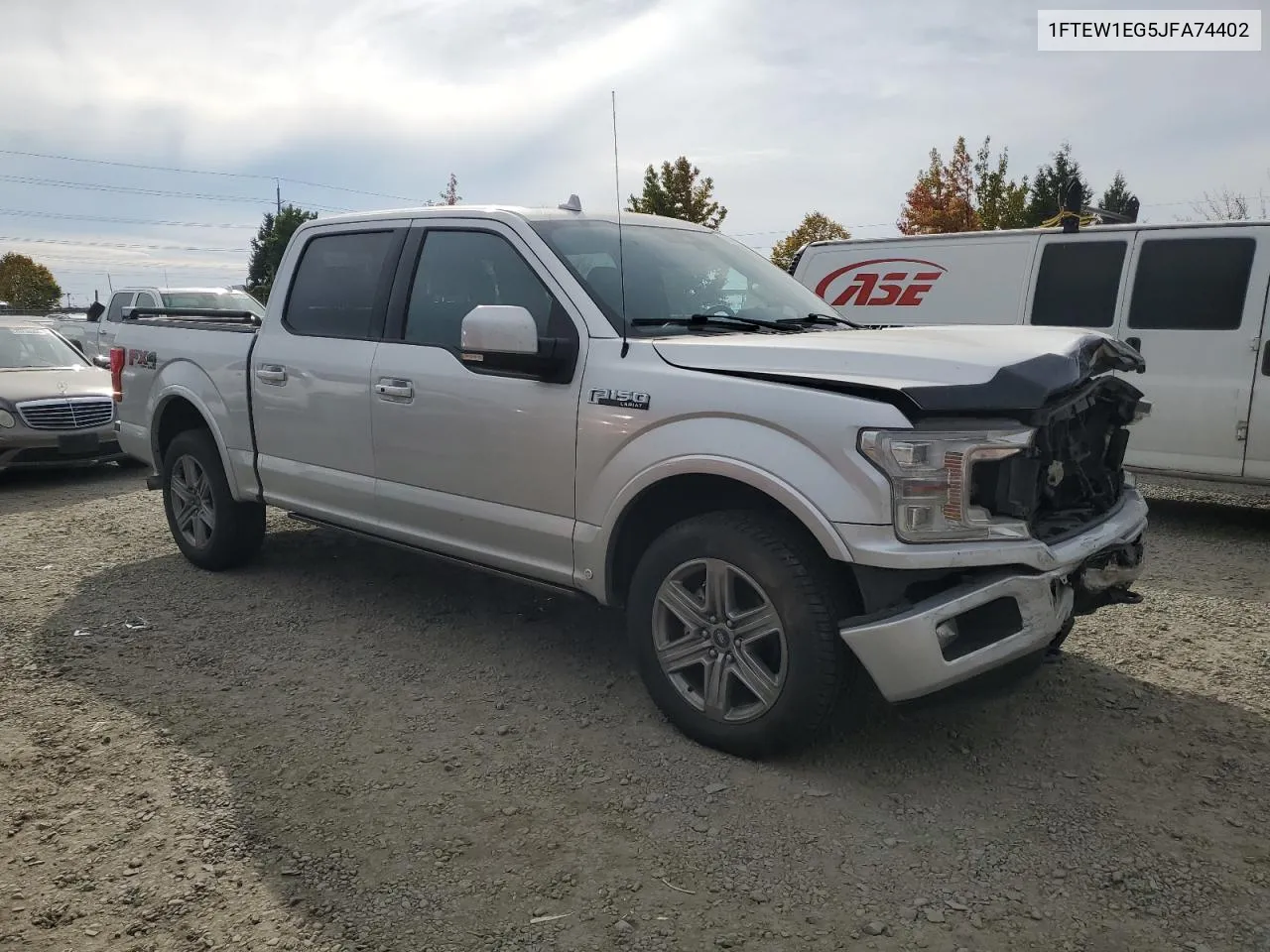 2018 Ford F150 Supercrew VIN: 1FTEW1EG5JFA74402 Lot: 74525984