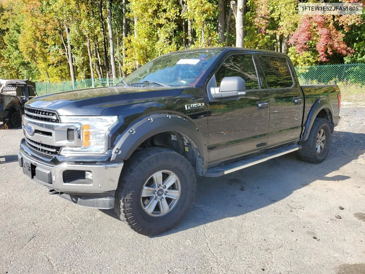 2018 Ford F150 Supercrew VIN: 1FTEW1E52JFA51805 Lot: 74534104