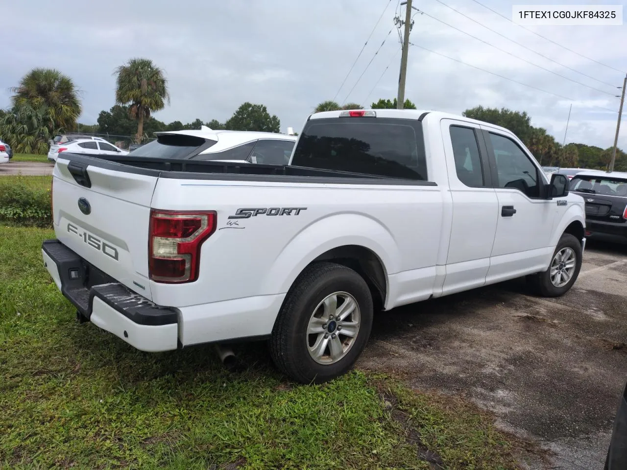 2018 Ford F150 Super Cab VIN: 1FTEX1CG0JKF84325 Lot: 74591654