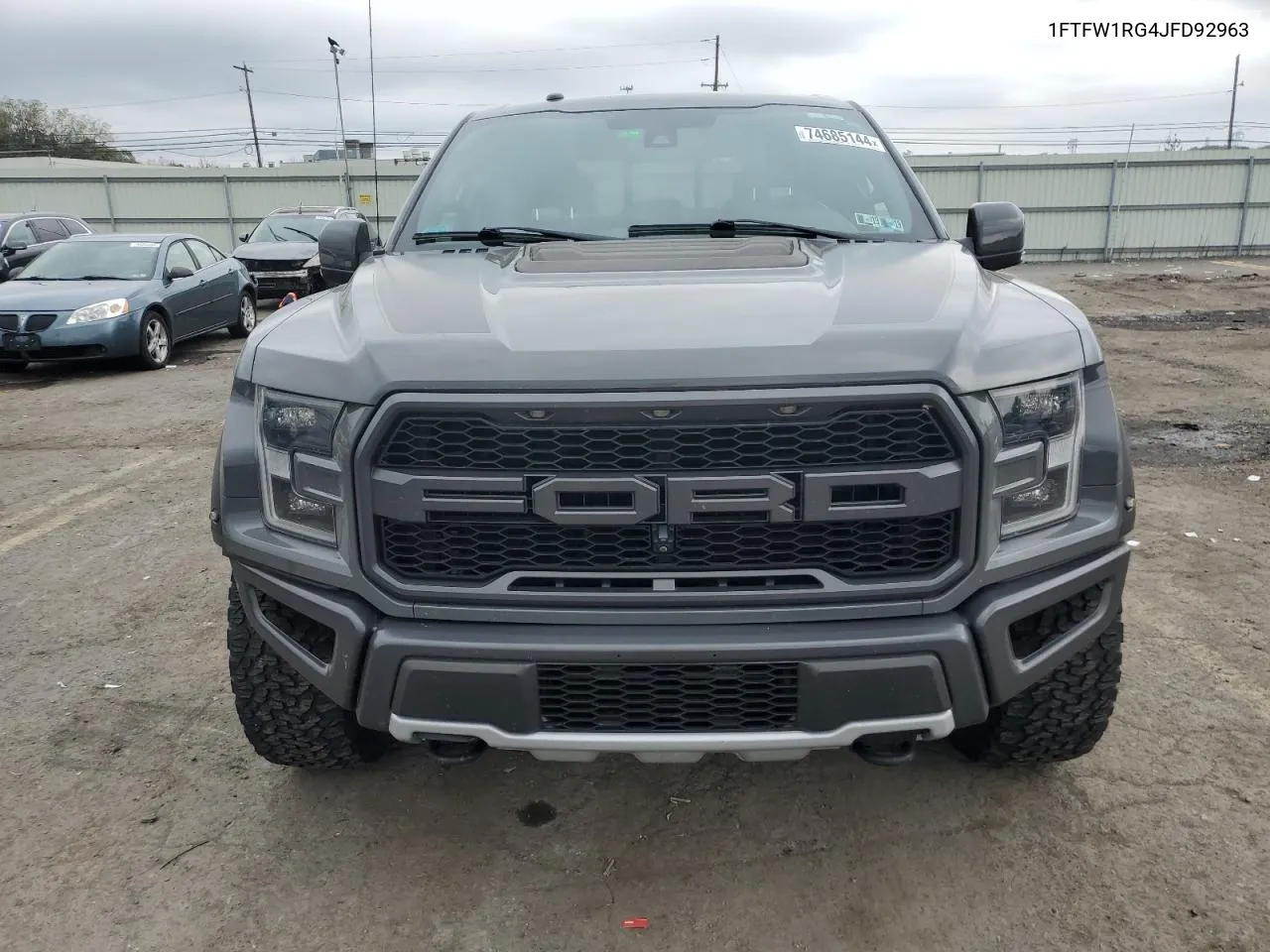 2018 Ford F150 Raptor VIN: 1FTFW1RG4JFD92963 Lot: 74685144