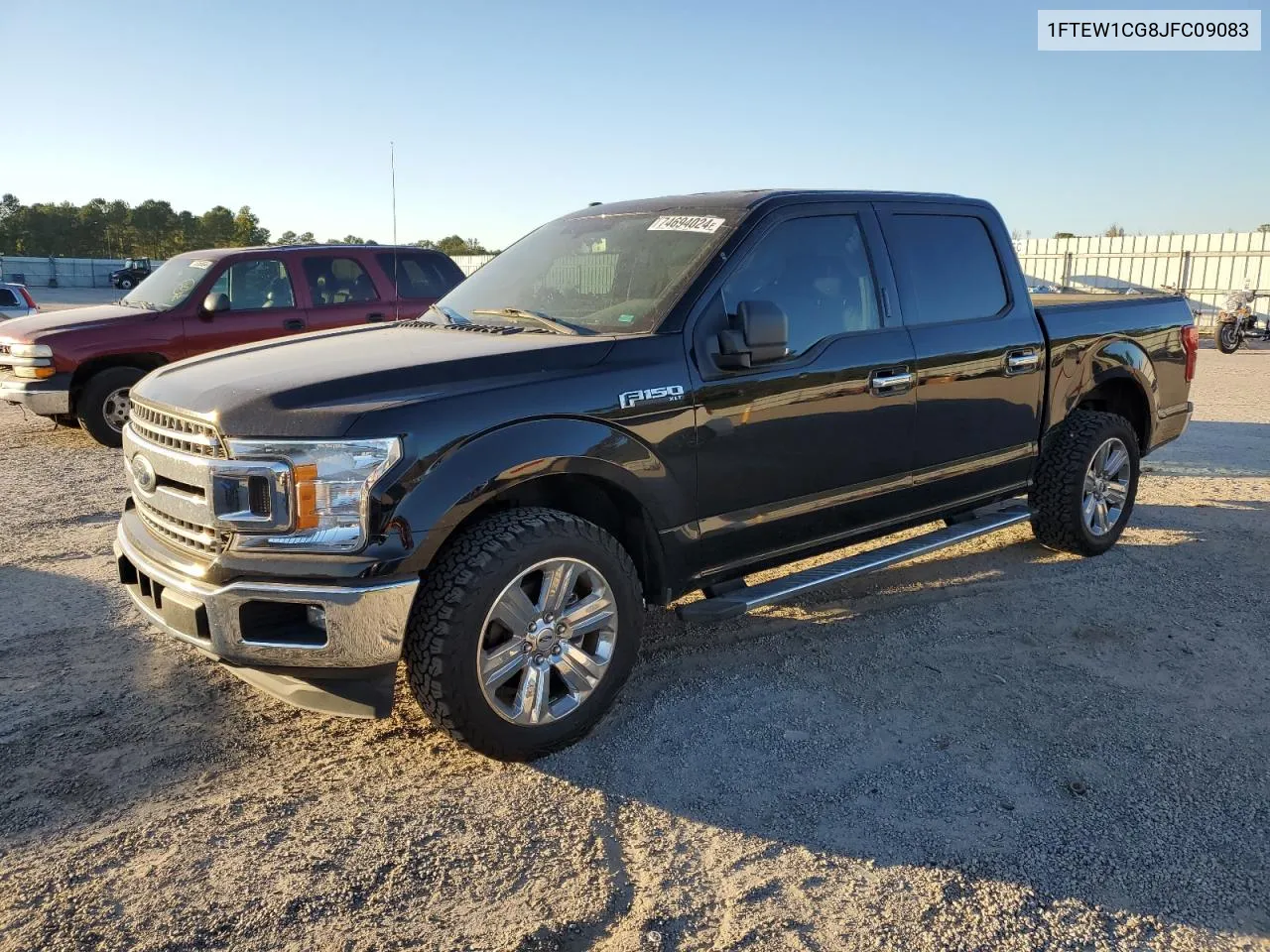 2018 Ford F150 Supercrew VIN: 1FTEW1CG8JFC09083 Lot: 74694024