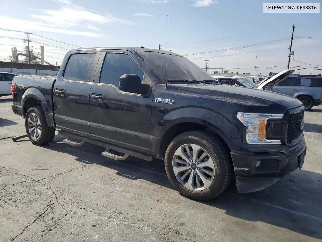 2018 Ford F150 Supercrew VIN: 1FTEW1CG7JKF93316 Lot: 74754344