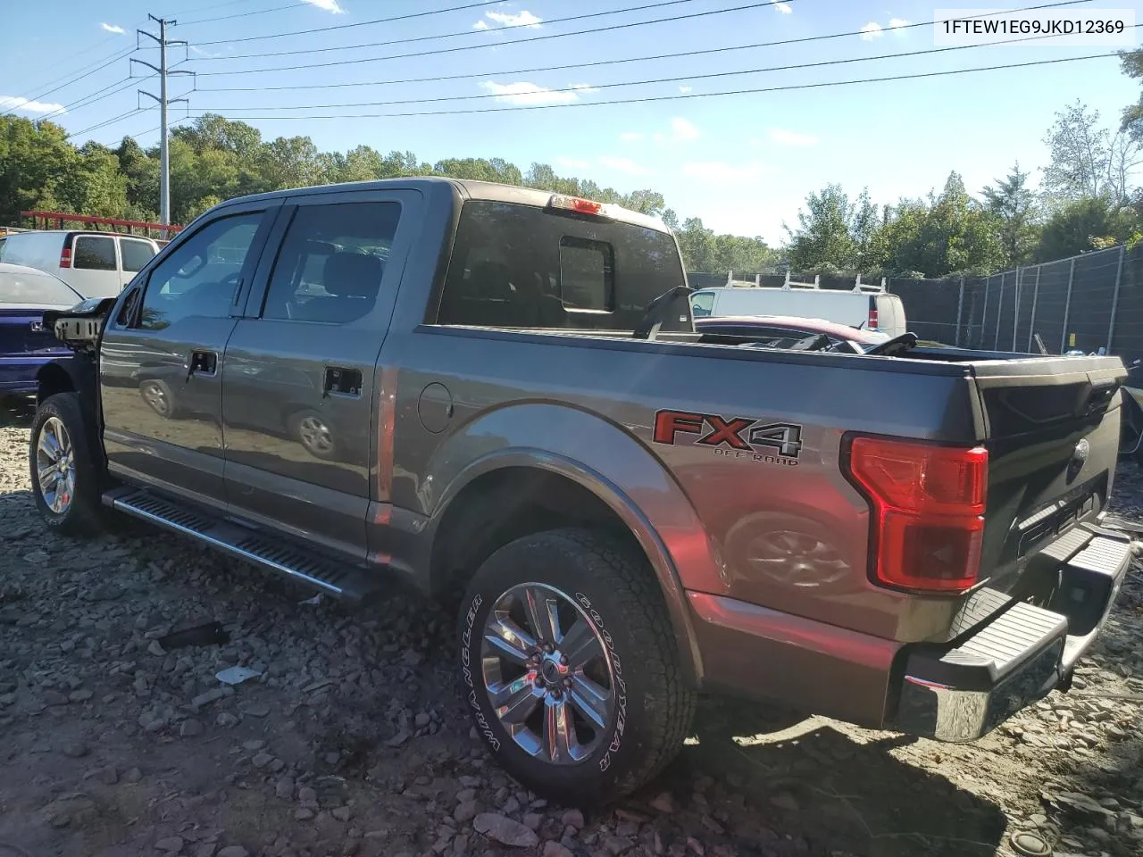 2018 Ford F150 Supercrew VIN: 1FTEW1EG9JKD12369 Lot: 74758674