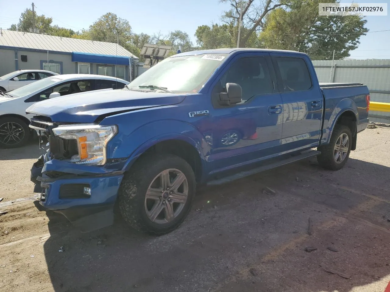 2018 Ford F150 Supercrew VIN: 1FTEW1E57JKF02976 Lot: 74802304