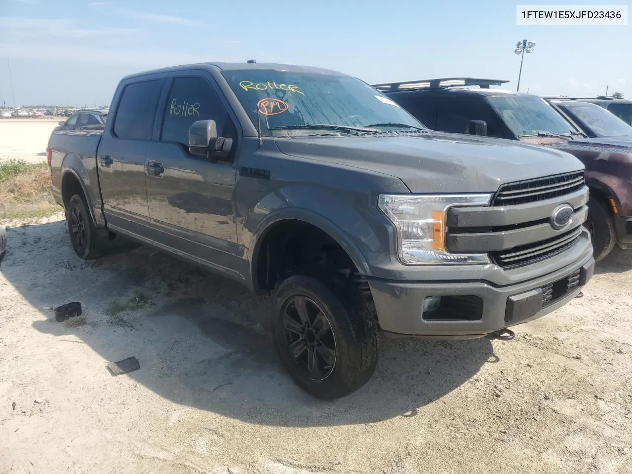 2018 Ford F150 Supercrew VIN: 1FTEW1E5XJFD23436 Lot: 74811654