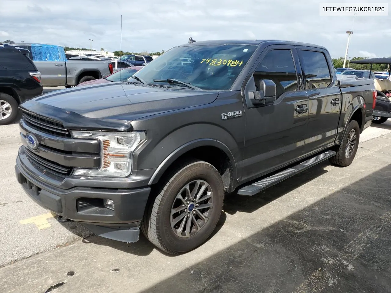 2018 Ford F150 Supercrew VIN: 1FTEW1EG7JKC81820 Lot: 74830984