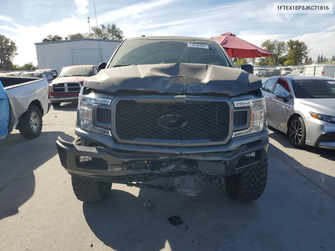 1FTEX1EP3JKC71816 2018 Ford F150 Super Cab