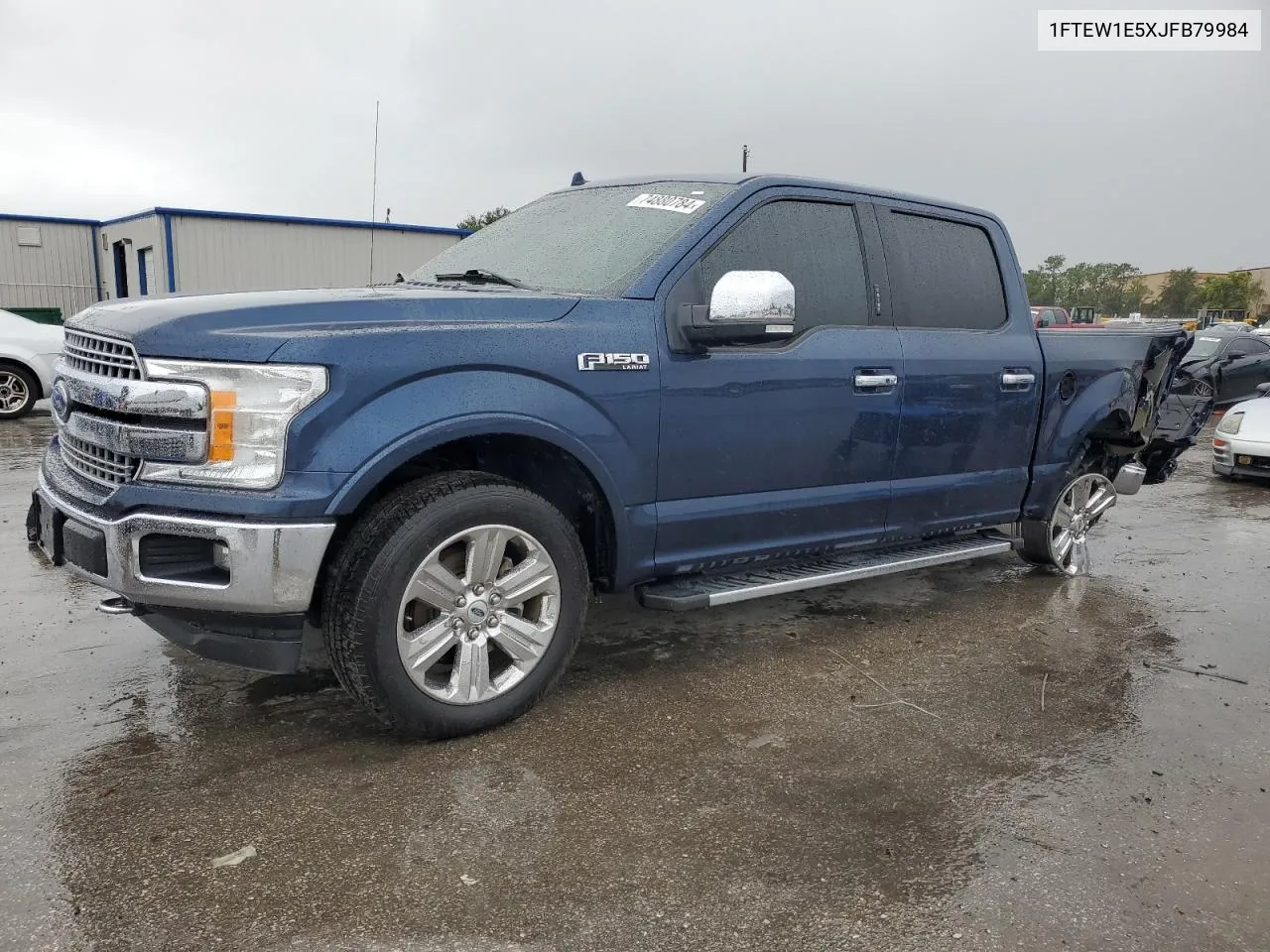 2018 Ford F150 Supercrew VIN: 1FTEW1E5XJFB79984 Lot: 74880784