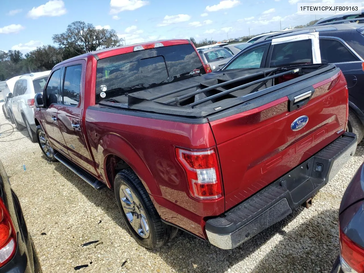 2018 Ford F150 Supercrew VIN: 1FTEW1CPXJFB09163 Lot: 74889674