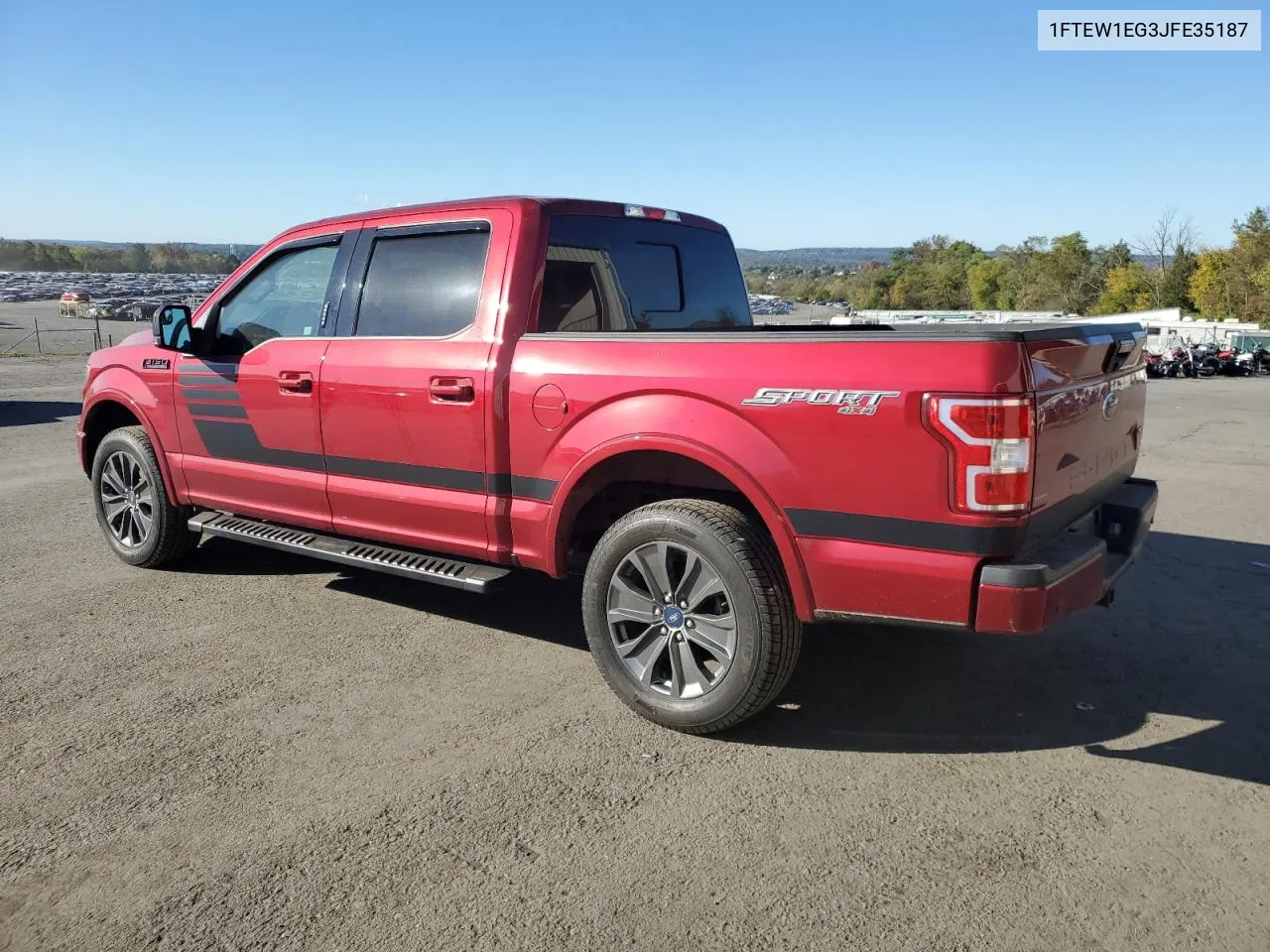 2018 Ford F150 Supercrew VIN: 1FTEW1EG3JFE35187 Lot: 75007664