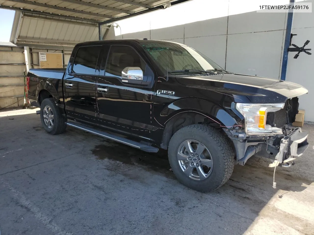 2018 Ford F150 Supercrew VIN: 1FTEW1EP2JFA59176 Lot: 75017374