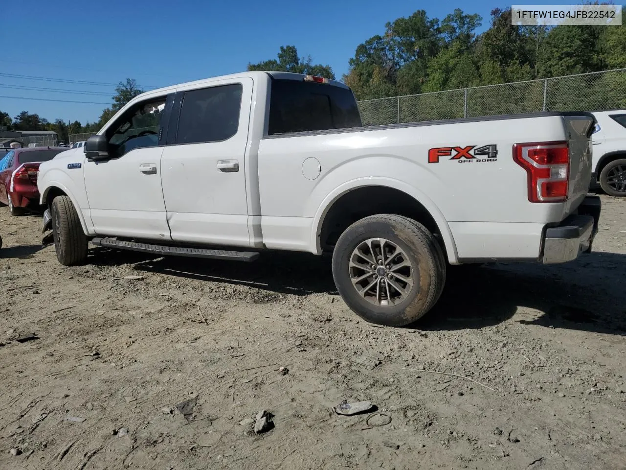 1FTFW1EG4JFB22542 2018 Ford F150 Supercrew