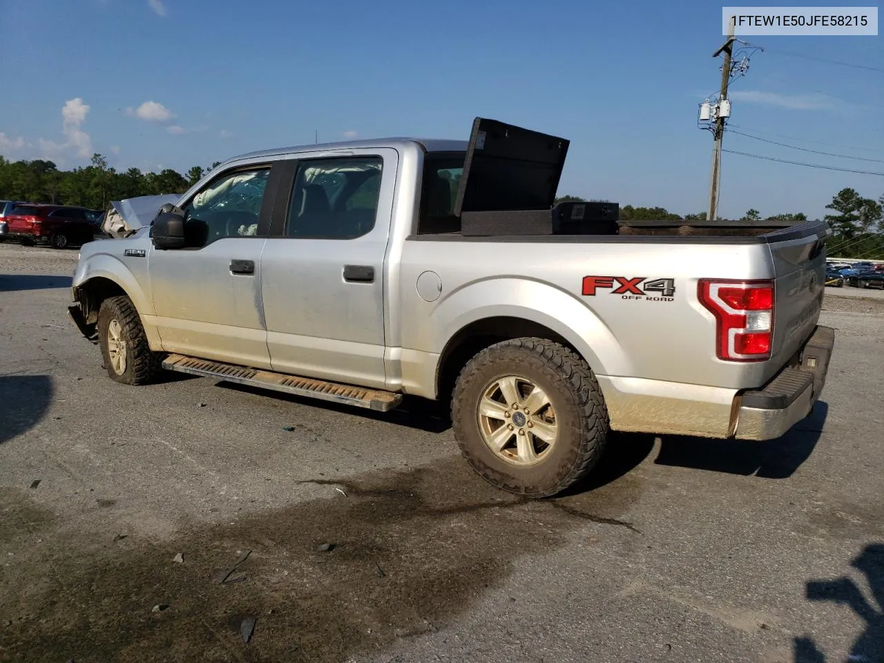 2018 Ford F150 Supercrew VIN: 1FTEW1E50JFE58215 Lot: 75023304