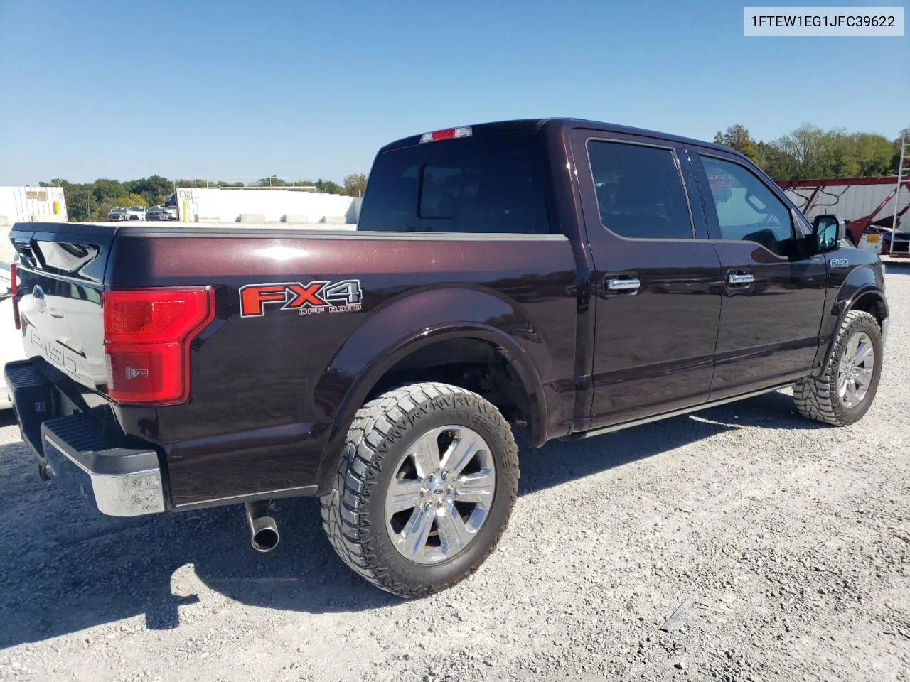 2018 Ford F150 Supercrew VIN: 1FTEW1EG1JFC39622 Lot: 75024184