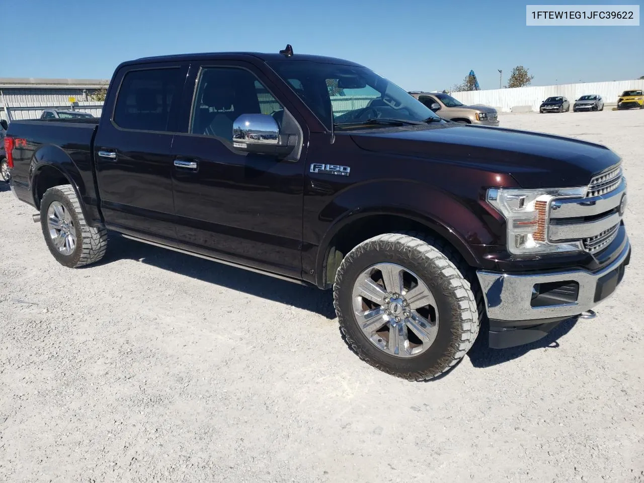 2018 Ford F150 Supercrew VIN: 1FTEW1EG1JFC39622 Lot: 75024184