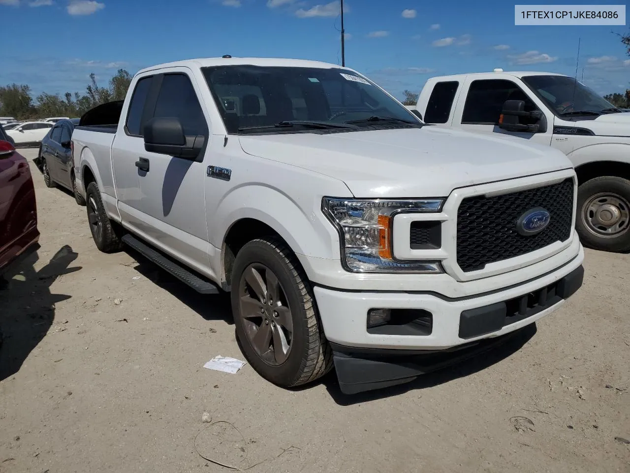 2018 Ford F150 Super Cab VIN: 1FTEX1CP1JKE84086 Lot: 75041004