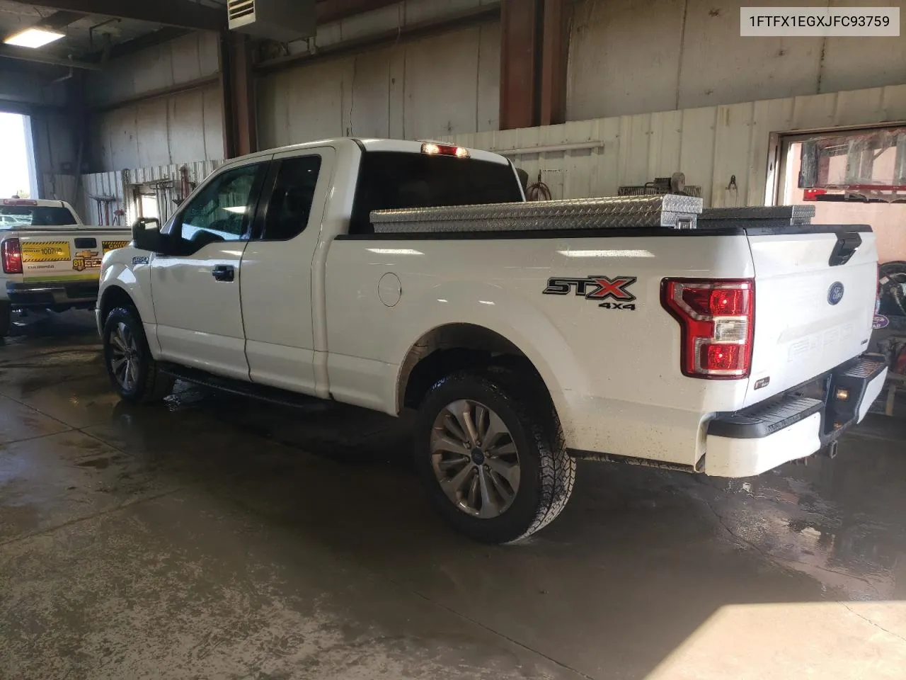 2018 Ford F150 Super Cab VIN: 1FTFX1EGXJFC93759 Lot: 75228144