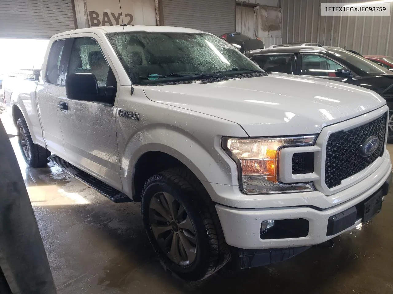 2018 Ford F150 Super Cab VIN: 1FTFX1EGXJFC93759 Lot: 75228144