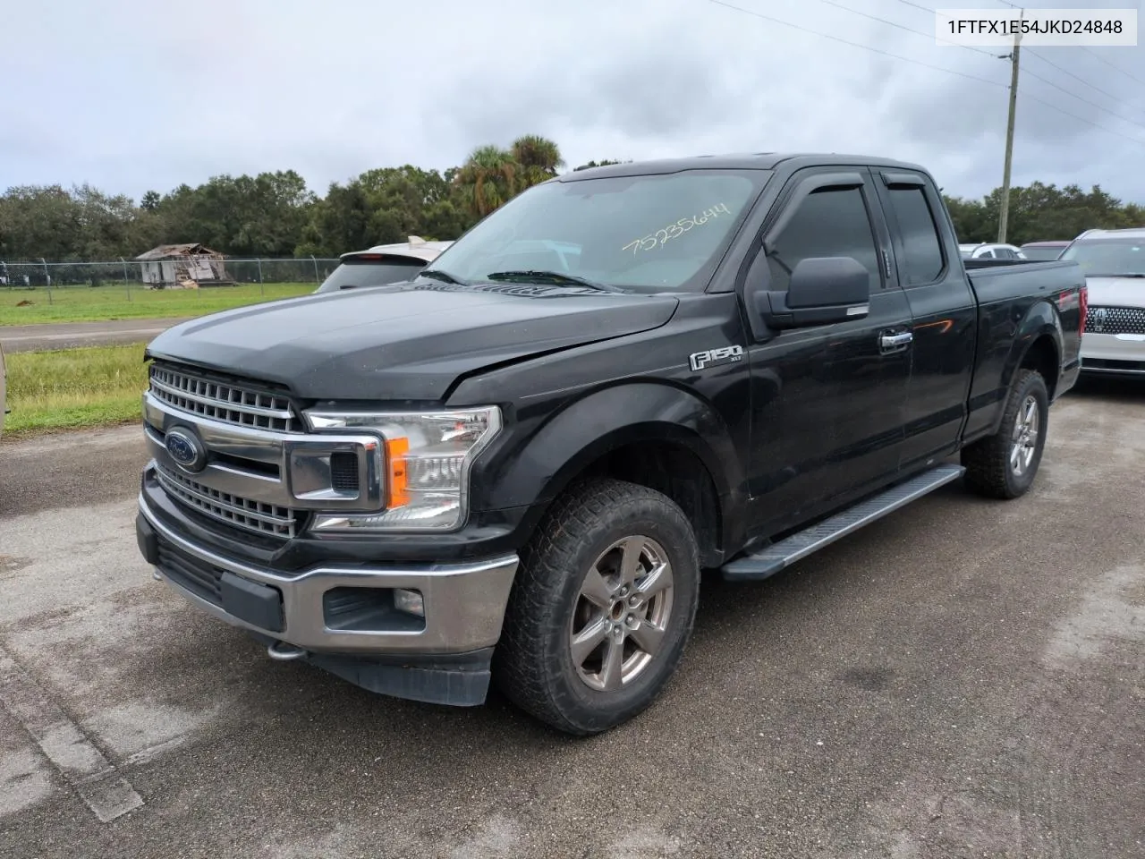 2018 Ford F150 Super Cab VIN: 1FTFX1E54JKD24848 Lot: 75235644