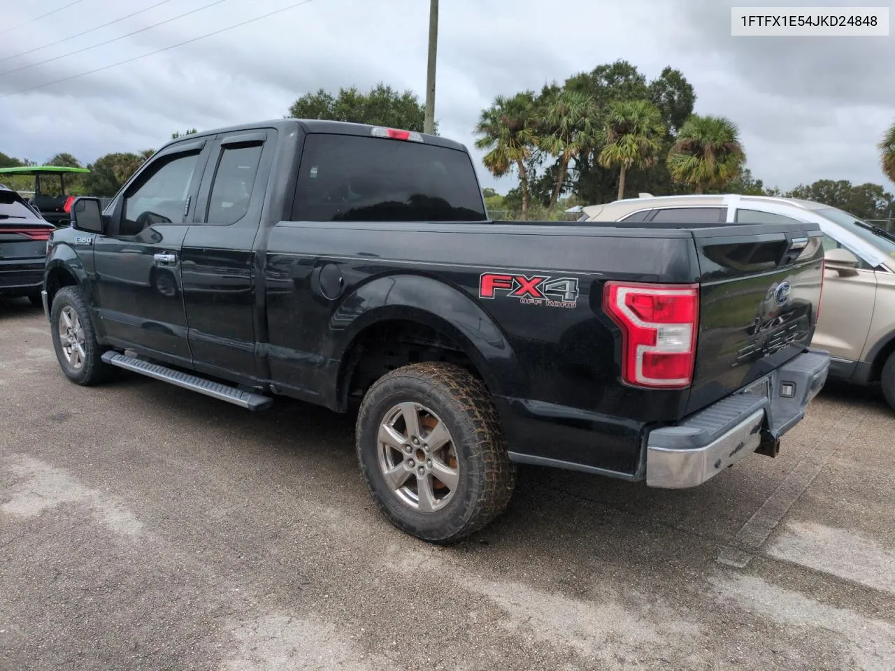 2018 Ford F150 Super Cab VIN: 1FTFX1E54JKD24848 Lot: 75235644