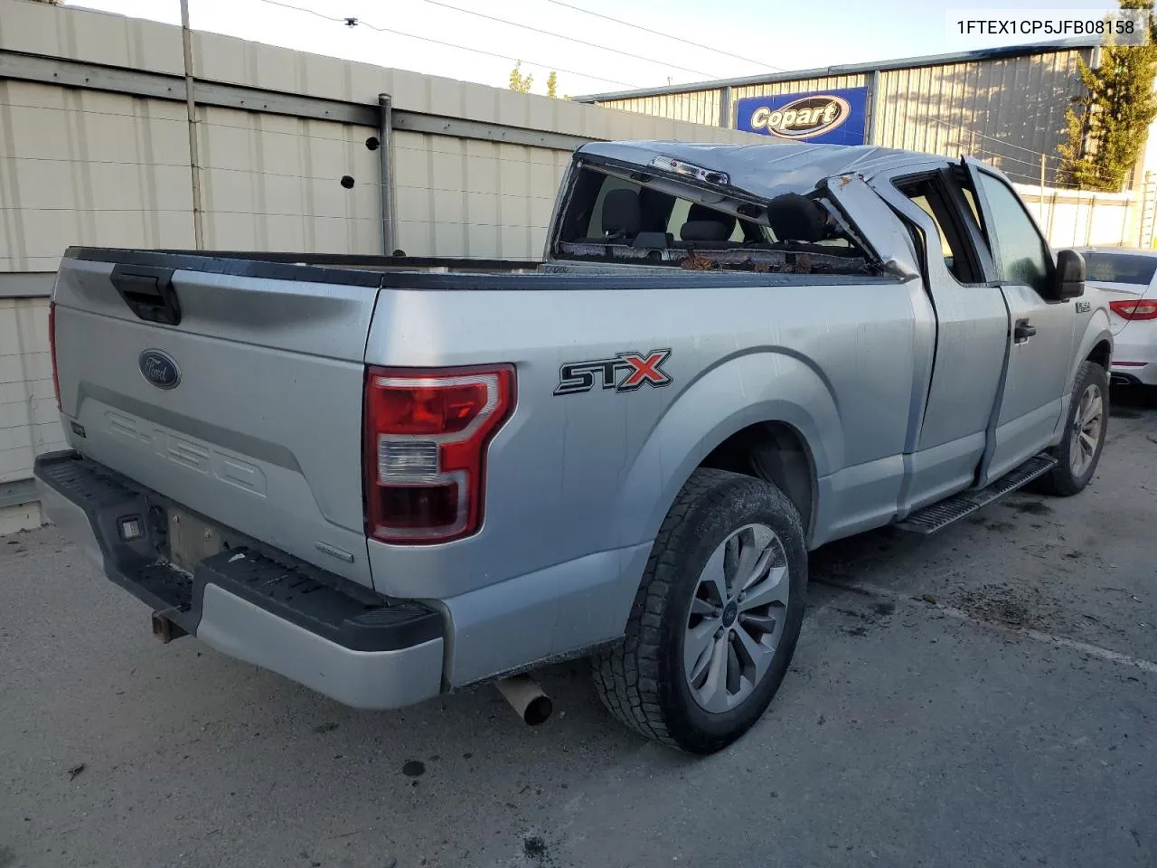 2018 Ford F150 Super Cab VIN: 1FTEX1CP5JFB08158 Lot: 75490344