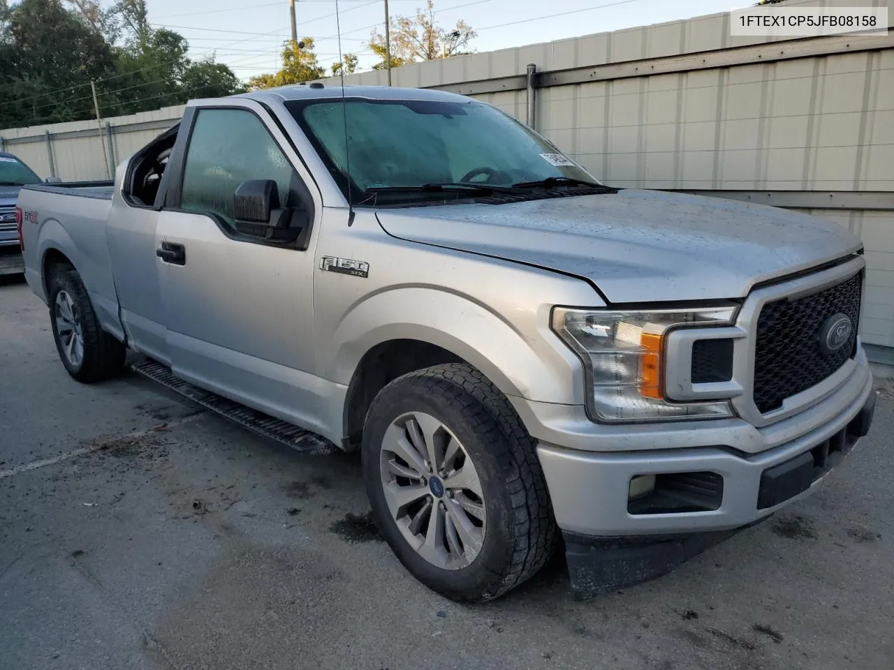 2018 Ford F150 Super Cab VIN: 1FTEX1CP5JFB08158 Lot: 75490344