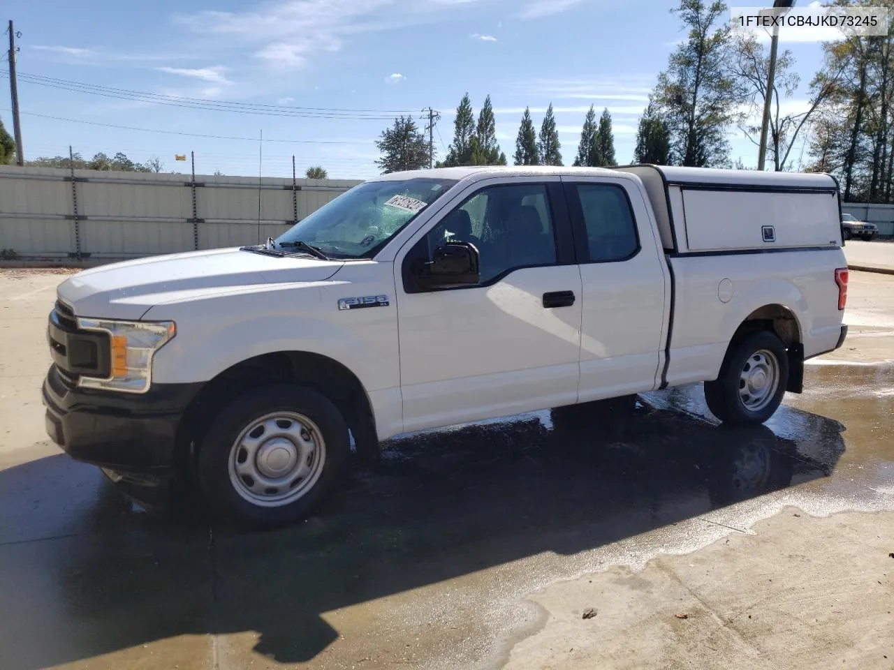 2018 Ford F150 Super Cab VIN: 1FTEX1CB4JKD73245 Lot: 75646244