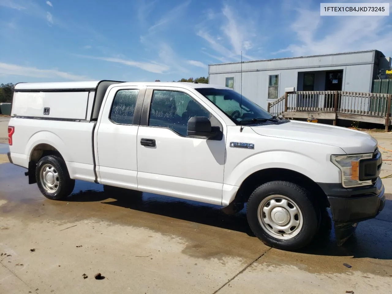 2018 Ford F150 Super Cab VIN: 1FTEX1CB4JKD73245 Lot: 75646244