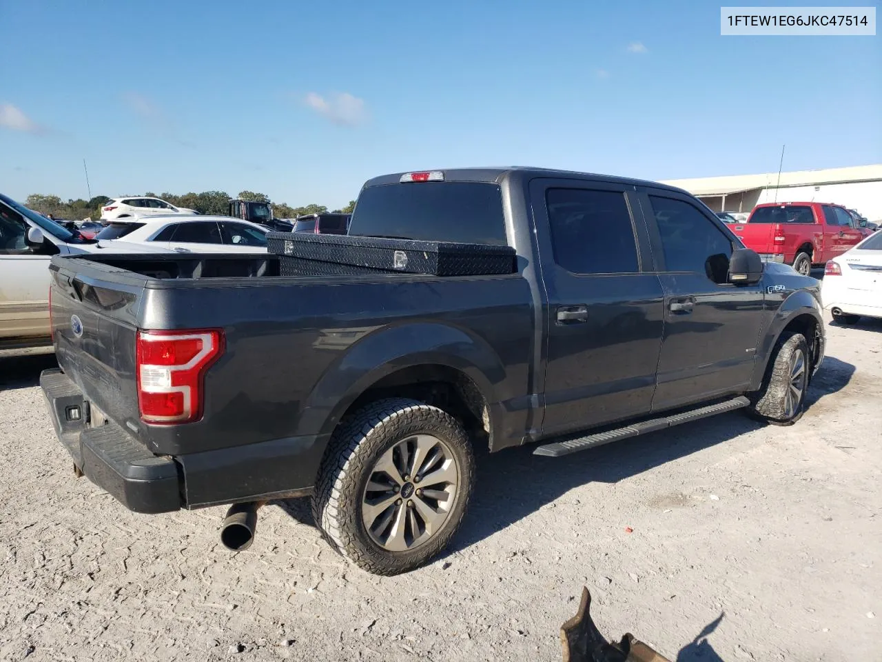 2018 Ford F150 Supercrew VIN: 1FTEW1EG6JKC47514 Lot: 75745654