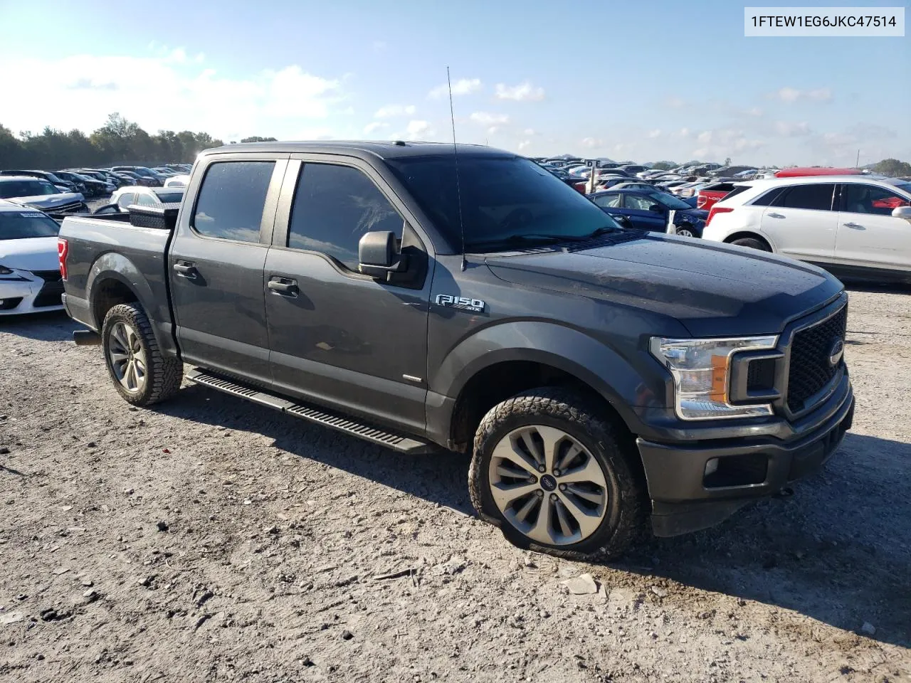 2018 Ford F150 Supercrew VIN: 1FTEW1EG6JKC47514 Lot: 75745654