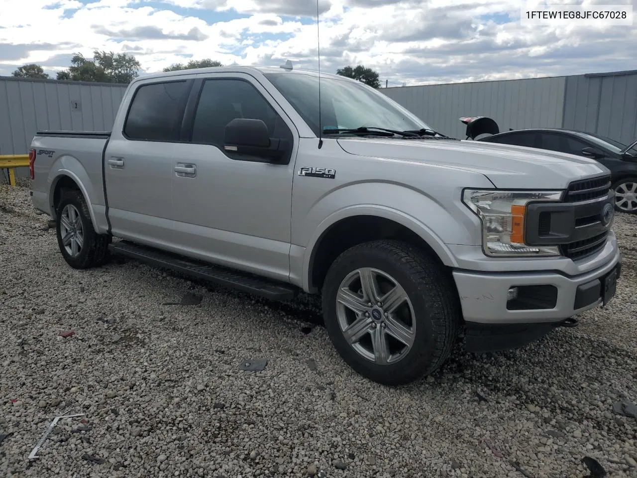 2018 Ford F150 Supercrew VIN: 1FTEW1EG8JFC67028 Lot: 75833864