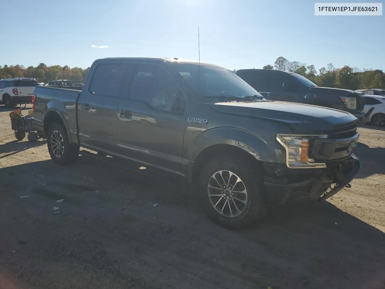 2018 Ford F150 Supercrew VIN: 1FTEW1EP1JFE63621 Lot: 75836474